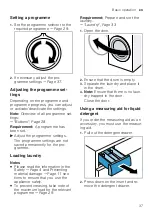 Предварительный просмотр 37 страницы Siemens WI12W325ES User Manual And Installation Instructions