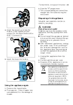 Предварительный просмотр 57 страницы Siemens WI12W325ES User Manual And Installation Instructions