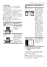 Preview for 13 page of Siemens WI14W301GB User Manual And Installation Instructions