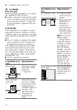 Предварительный просмотр 14 страницы Siemens WI14W541EU User Manual And Installation Instructions