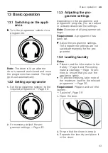 Предварительный просмотр 43 страницы Siemens WI14W541EU User Manual And Installation Instructions