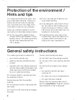 Preview for 4 page of Siemens WIQ163H Instruction Manual And Installation Instructions