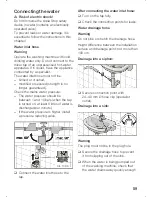 Preview for 59 page of Siemens WIQ163H Instruction Manual And Installation Instructions