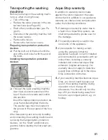 Preview for 61 page of Siemens WIQ163H Instruction Manual And Installation Instructions