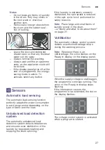 Preview for 27 page of Siemens WM SERIES Instruction Manual And Installation Instructions