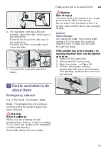 Preview for 31 page of Siemens WM SERIES Instruction Manual And Installation Instructions