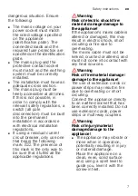 Preview for 7 page of Siemens WM T Series Instruction Manual And Installation Instructions