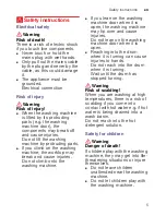 Preview for 5 page of Siemens WM..T SERIES Instruction Manual And Installation Instructions