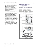 Preview for 8 page of Siemens WM..T SERIES Instruction Manual And Installation Instructions