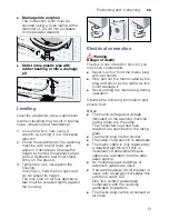 Preview for 13 page of Siemens WM..T SERIES Instruction Manual And Installation Instructions