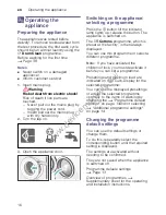 Предварительный просмотр 16 страницы Siemens WM**U series Installation & Operation Manual