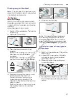 Предварительный просмотр 27 страницы Siemens WM**U series Installation & Operation Manual