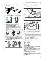 Предварительный просмотр 35 страницы Siemens WM**U series Installation & Operation Manual