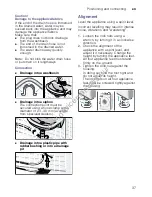 Предварительный просмотр 37 страницы Siemens WM**U series Installation & Operation Manual