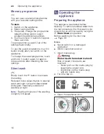 Preview for 16 page of Siemens WM..U... Instruction And Installation Manual