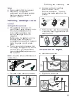 Preview for 35 page of Siemens WM..U... Instruction And Installation Manual