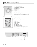 Preview for 8 page of Siemens WM08E260BC Instructions For Installation And Use Manual