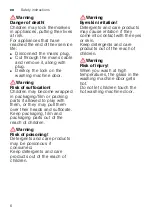 Preview for 6 page of Siemens WM08K060HK Instruction Manual