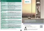 Предварительный просмотр 8 страницы Siemens WM10E262GR Series Operating Instructions Manual