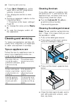 Preview for 34 page of Siemens WM10J170GC User Manual And Installation Instructions