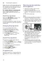 Предварительный просмотр 18 страницы Siemens WM10K060TH Instruction Manual And Installation Instructions