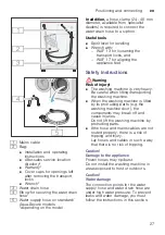 Предварительный просмотр 27 страницы Siemens WM10K060TH Instruction Manual And Installation Instructions