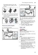 Предварительный просмотр 29 страницы Siemens WM10K060TH Instruction Manual And Installation Instructions