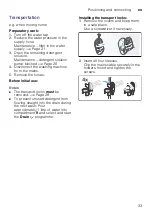 Предварительный просмотр 33 страницы Siemens WM10K060TH Instruction Manual And Installation Instructions