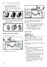 Предварительный просмотр 32 страницы Siemens WM10K160GR Instruction Manual And Installation Instructions