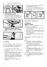 Предварительный просмотр 34 страницы Siemens WM10K160GR Instruction Manual And Installation Instructions