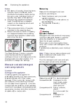 Предварительный просмотр 18 страницы Siemens WM10K160HK Instruction Manual And Installation Instructions