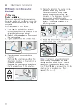 Предварительный просмотр 24 страницы Siemens WM10K160HK Instruction Manual And Installation Instructions