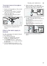 Preview for 25 page of Siemens WM10K160HK Instruction Manual And Installation Instructions