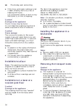 Preview for 34 page of Siemens WM10K160HK Instruction Manual And Installation Instructions