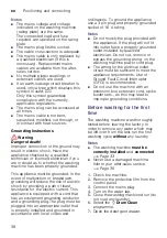 Preview for 38 page of Siemens WM10K160HK Instruction Manual And Installation Instructions