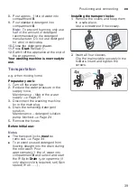 Preview for 39 page of Siemens WM10K160HK Instruction Manual And Installation Instructions