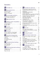 Preview for 3 page of Siemens WM10K160IN Instruction Manual And Installation Instructions