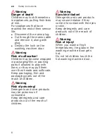 Preview for 6 page of Siemens WM10K160IN Instruction Manual And Installation Instructions