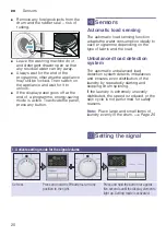 Preview for 20 page of Siemens WM10K161GR Instruction Manual And Installation Instructions