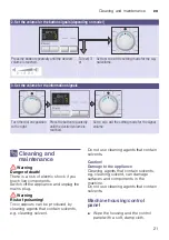 Preview for 21 page of Siemens WM10K161GR Instruction Manual And Installation Instructions