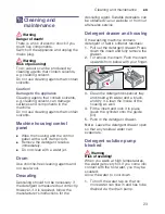 Preview for 23 page of Siemens WM10K200GC Instruction Manual And Installation Instructions