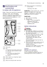 Preview for 31 page of Siemens WM10K200ME Instruction Manual And Installation Instructions