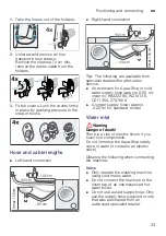 Preview for 33 page of Siemens WM10K200ME Instruction Manual And Installation Instructions