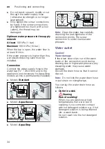 Preview for 34 page of Siemens WM10K200ME Instruction Manual And Installation Instructions