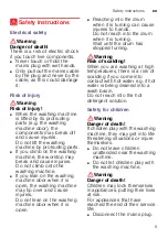 Preview for 5 page of Siemens WM10K210ME Instruction Manual And Installation Instructions