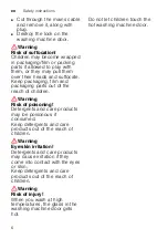 Preview for 6 page of Siemens WM10K210ME Instruction Manual And Installation Instructions