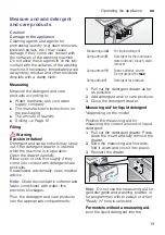 Предварительный просмотр 19 страницы Siemens WM10K21SME Instruction Manual And Installation Instructions