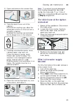 Предварительный просмотр 25 страницы Siemens WM10K21SME Instruction Manual And Installation Instructions