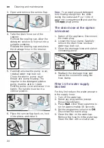 Предварительный просмотр 24 страницы Siemens WM10K220GR Instruction Manual And Installation Instructions