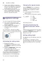 Предварительный просмотр 24 страницы Siemens WM10W460IL Instruction Manual And Installation Instructions